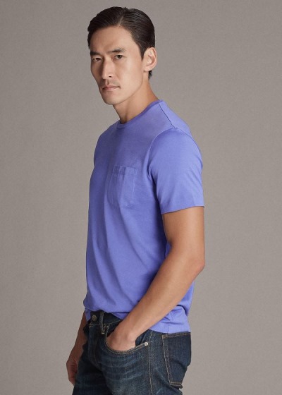 Men's Ralph Lauren Relaxed Fit Pocket T Shirts | 075192XYQ